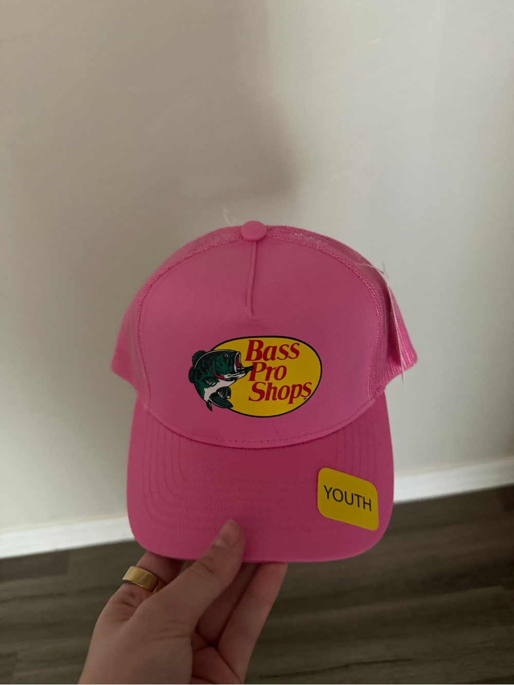 Bass Pro Shops Pink Trucker Hat